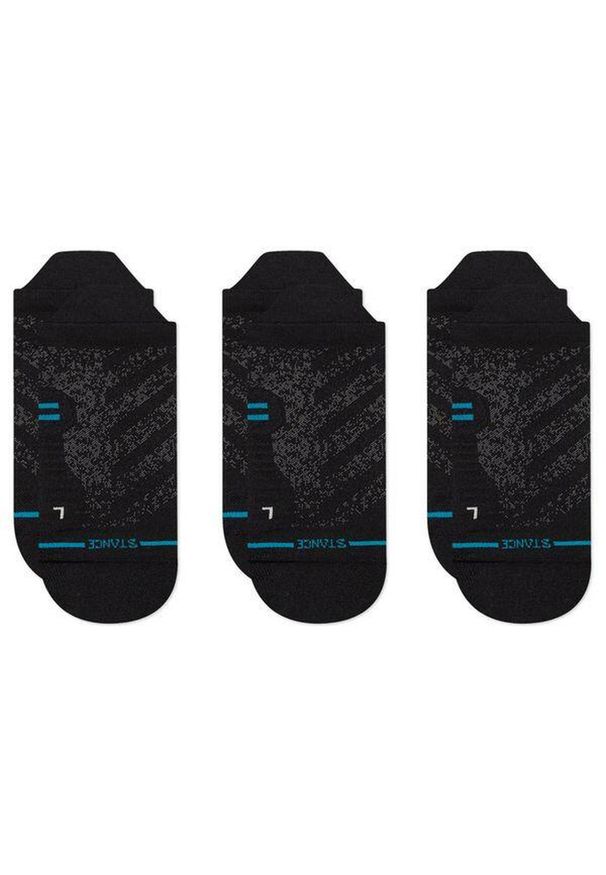 Skarpety biegowe Stance Run Ultralight Tab 3 Pack. Kolor: czarny. Sport: bieganie