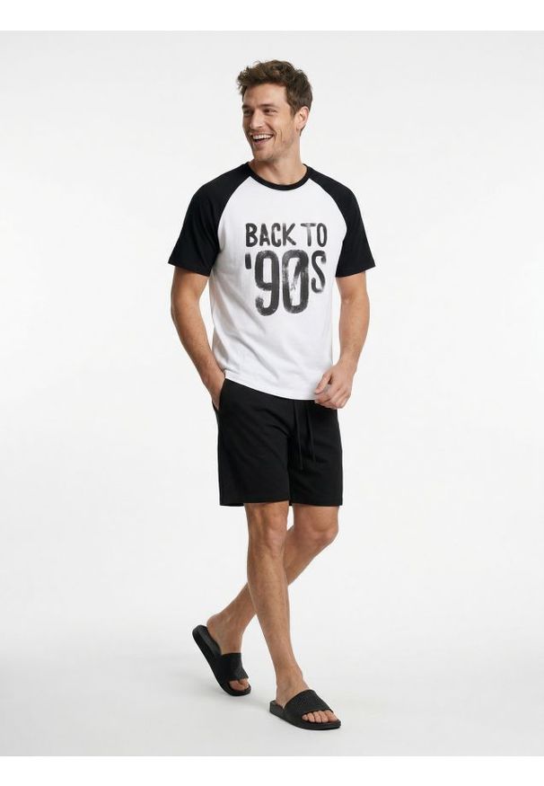 Sinsay - Bawełniana piżama dwuczęściowa - wielobarwny. Materiał: bawełna