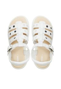 Geox Sandały J Sandal Kodette Gir J45DBG 000BC C1000 S Biały. Kolor: biały