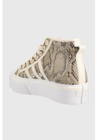 adidas Originals trampki Nizza damskie kolor beżowy HQ1981-WONWHI/WON. Nosek buta: okrągły. Kolor: beżowy. Materiał: guma. Szerokość cholewki: normalna. Obcas: na platformie #5