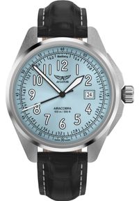 AVIATOR - Zegarek Aviator Zegarek męski Aviator V.1.38.0.328.4 czarny. Kolor: czarny #1