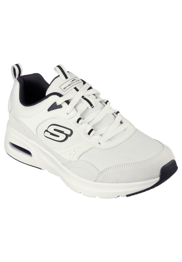 skechers - Sneakersy męskie SKECHERS SKECH-AIR COURT HOMEGROWN. Okazja: na co dzień, do pracy, na spacer. Kolor: biały. Sport: turystyka piesza