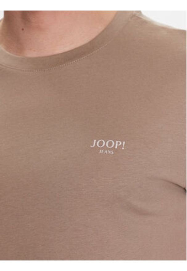 JOOP! Jeans T-Shirt 30027746 Brązowy Modern Fit. Kolor: brązowy. Materiał: bawełna