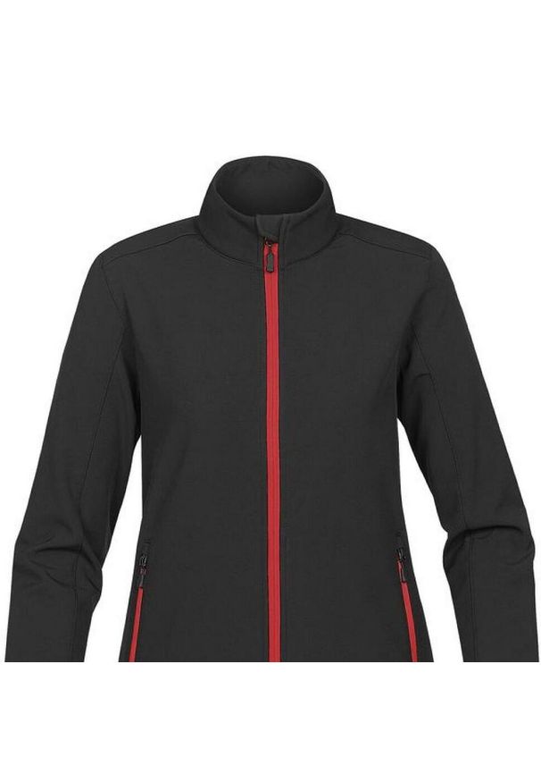 STORMTECH - Kurtka Damska Orbiter Soft Shell. Kolor: czerwony, wielokolorowy, czarny