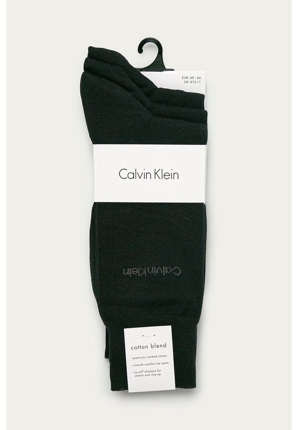 Calvin Klein - Skarpetki (3-pack). Kolor: niebieski