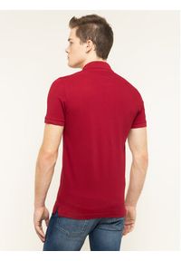 Lacoste Polo PH4012 Bordowy Slim Fit. Typ kołnierza: polo. Kolor: czerwony. Materiał: bawełna #4