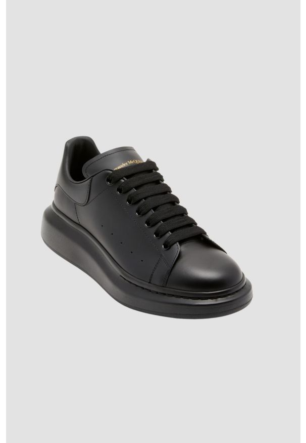Alexander McQueen - ALEXANDER MCQUEEN Czarne sneakersy OVERSIZED, Rozmiar 43,5. Kolor: czarny