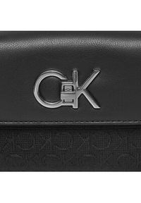 Calvin Klein Torebka Re-Lock Mini Crossbody Bag_Jcq K60K611989 Czarny. Kolor: czarny. Materiał: skórzane #3