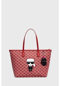 Karl Lagerfeld Torebka kolor czerwony. Kolor: czerwony. Rodzaj torebki: na ramię