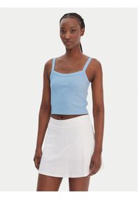 Guess Top V6GP16 K3180 Błękitny Regular Fit. Kolor: niebieski. Materiał: wiskoza #1