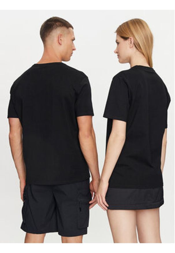 Didriksons T-Shirt Harald 505551 Czarny Regular Fit. Kolor: czarny. Materiał: bawełna