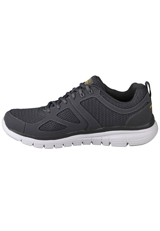 skechers - Buty do chodzenia męskie, Skechers Burns Agoura. Kolor: brązowy, wielokolorowy, niebieski, szary. Materiał: materiał, syntetyk, tkanina. Sport: turystyka piesza