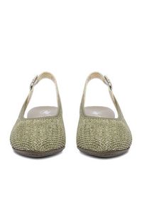 Rieker Czółenka CEO-47060-52 Zielony jasny. Kolor: zielony. Materiał: materiał #2