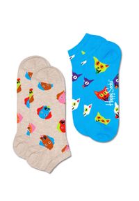 Happy-Socks - Happy Socks - Skarpetki Dog & Cat Low (2-PACK). Kolor: wielokolorowy. Materiał: bawełna, materiał, poliamid, elastan #1