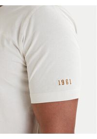 Aeronautica Militare T-Shirt 261TS2534UJ00641 Beżowy Regular Fit. Kolor: beżowy. Materiał: bawełna #5