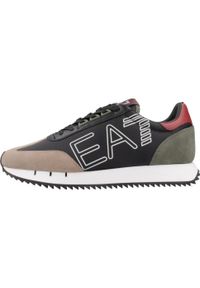 EA7 - Kapcie EMPORIO ARMANI X8X101 Czarny. Kolor: czarny. Materiał: syntetyk, skóra. Sport: turystyka piesza