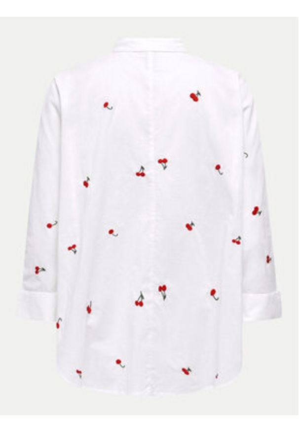 only - ONLY Koszula 15283743 Biały Box Fit. Kolor: biały. Materiał: bawełna