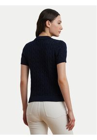 Lauren Ralph Lauren - LAUREN RALPH LAUREN Polo 200932224002 Granatowy Slim Fit. Typ kołnierza: polo. Kolor: niebieski. Materiał: bawełna #5