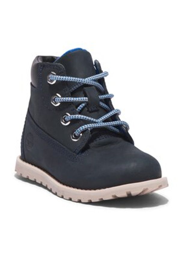 Timberland Trzewiki Pokey Pine 6In Boot With TB0A2N9N0191 Granatowy. Kolor: niebieski. Materiał: skóra