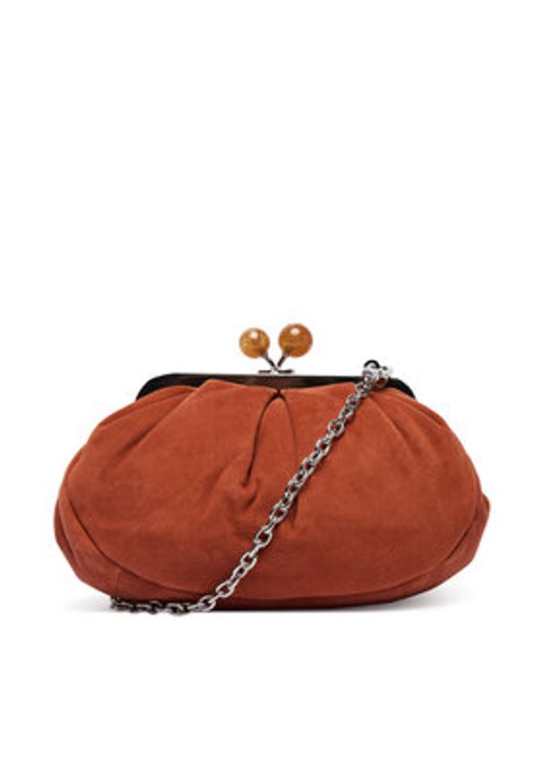 Weekend Max Mara Torebka 2615511014650 Brązowy. Kolor: brązowy. Materiał: zamszowe, skórzane