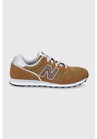 New Balance Buty ML373ET2 kolor brązowy. Nosek buta: okrągły. Zapięcie: sznurówki. Kolor: brązowy. Materiał: guma. Model: New Balance 373 #1