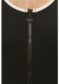 adidas Originals - Strój kąpielowy. Kolor: czarny. Materiał: dzianina. Wzór: aplikacja #3