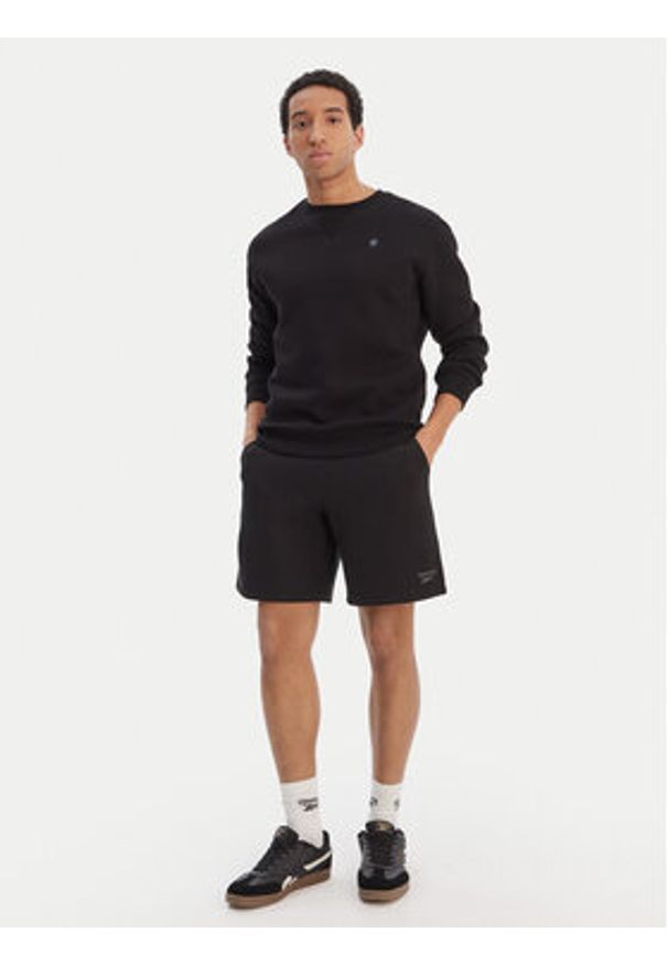 Reebok Szorty sportowe Armstrong RK25546CCM Czarny Regular Fit. Kolor: czarny. Materiał: bawełna. Styl: sportowy