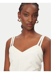 Rinascimento Top CFC0127891003 Biały Slim Fit. Kolor: biały. Materiał: syntetyk #4