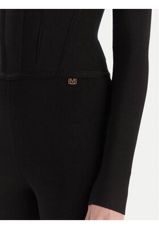 Marciano Guess Kombinezon 5BGD15 5036Z Czarny Slim Fit. Kolor: czarny. Materiał: syntetyk