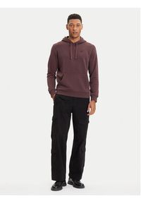 Wrangler Bluza Sign Off 112371459 Brązowy Regular Fit. Kolor: brązowy. Materiał: bawełna