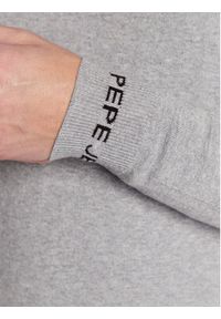 Pepe Jeans Sweter Andre PM702240 Szary Regular Fit. Kolor: szary. Materiał: bawełna