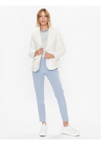 Weekend Max Mara Marynarka Nalut 2350410431 Écru Regular Fit. Materiał: len