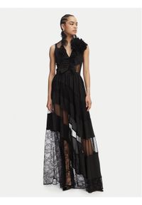 Babylon Sukienka wieczorowa EL0707 Czarny Regular Fit. Kolor: czarny. Materiał: syntetyk. Styl: wizytowy #1