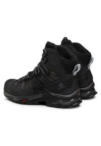 salomon - Salomon Trekkingi Quest 4 Gtx GORE-TEX 412926 27 V0 Czarny. Kolor: czarny. Materiał: nubuk, skóra. Technologia: Gore-Tex. Sport: turystyka piesza #8