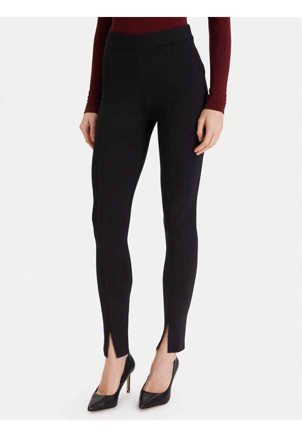 Wolford Legginsy Midnight Grace 19240 Czarny Slim Fit. Kolor: czarny. Materiał: syntetyk