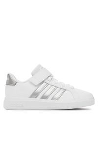 Adidas - adidas Buty Grand Court Lifestyle Court GW6516 Biały. Kolor: biały. Materiał: skóra