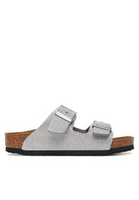 Klapki Birkenstock. Kolor: srebrny