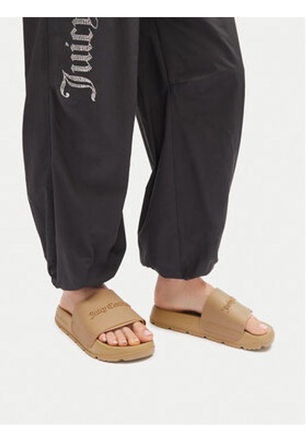 Juicy Couture Klapki PJC2 Beżowy. Kolor: beżowy. Materiał: syntetyk