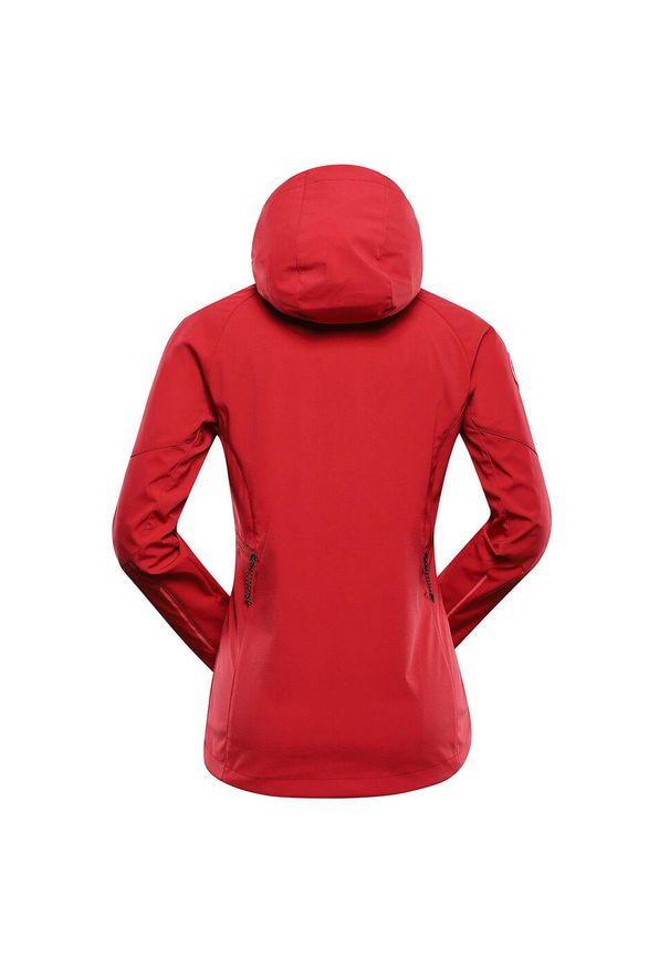 ALPINE PRO - Kurtka softshell damska Alpine Pro Esprita. Kolor: czerwony. Materiał: softshell. Sport: turystyka piesza