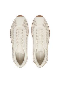 MICHAEL Michael Kors Sneakersy Rhodes Trainer 43R6RHFS3L Écru. Materiał: skóra #6