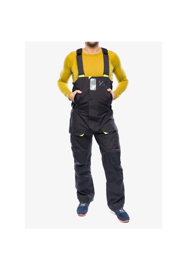 Spodnie żeglarskie męskie Helly Hansen Skagen Offshore Bib. Kolor: szary. Sport: żeglarstwo