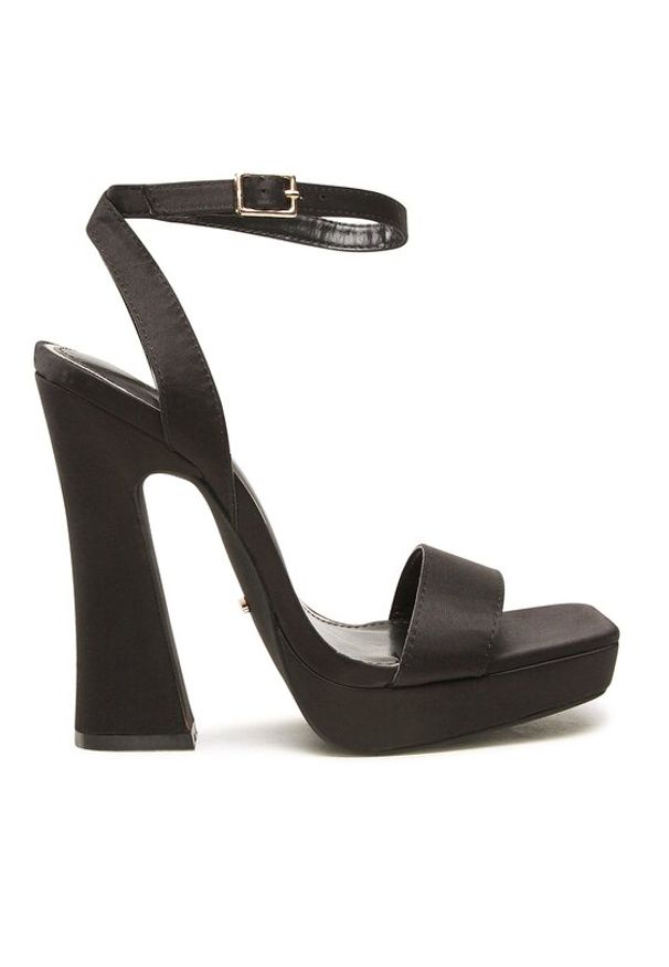 DeeZee Sandały LS5878-01 Czarny. Kolor: czarny. Materiał: materiał