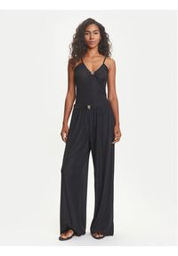 Emporio Armani Top EW001292 AF12206 FC043 Czarny Slim Fit. Kolor: czarny. Materiał: syntetyk #5