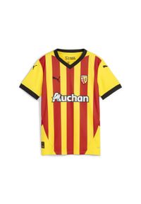 Puma - Młodzieżowa koszulka domowa RC Lens 24/25 PUMA Pelé Yellow Red. Kolor: czerwony, wielokolorowy, żółty. Sport: piłka nożna