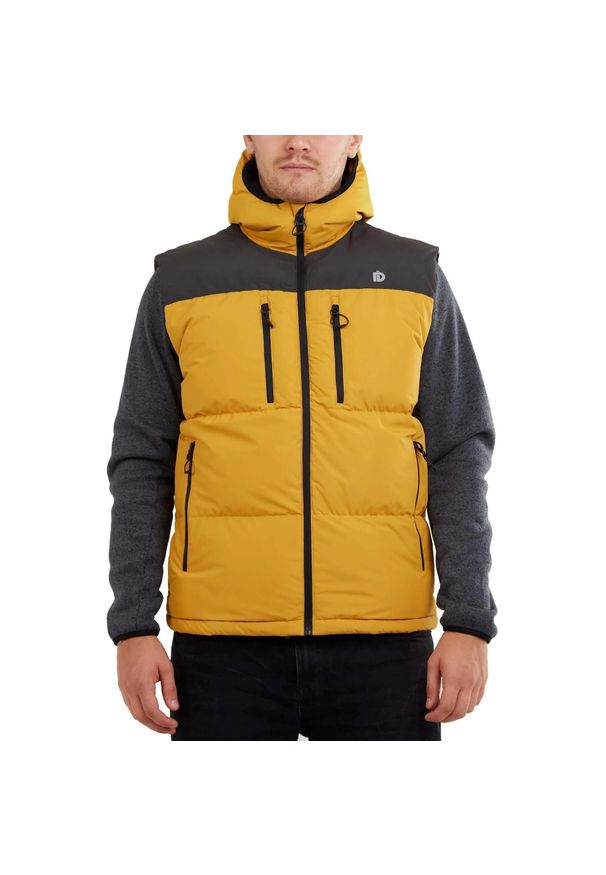 FUNDANGO - Kamizelka męska Fundango Laurel Padded. Kolor: żółty