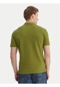 Napapijri Polo Elbas NP0A4GDL Zielony Regular Fit. Typ kołnierza: polo. Kolor: zielony. Materiał: bawełna #2