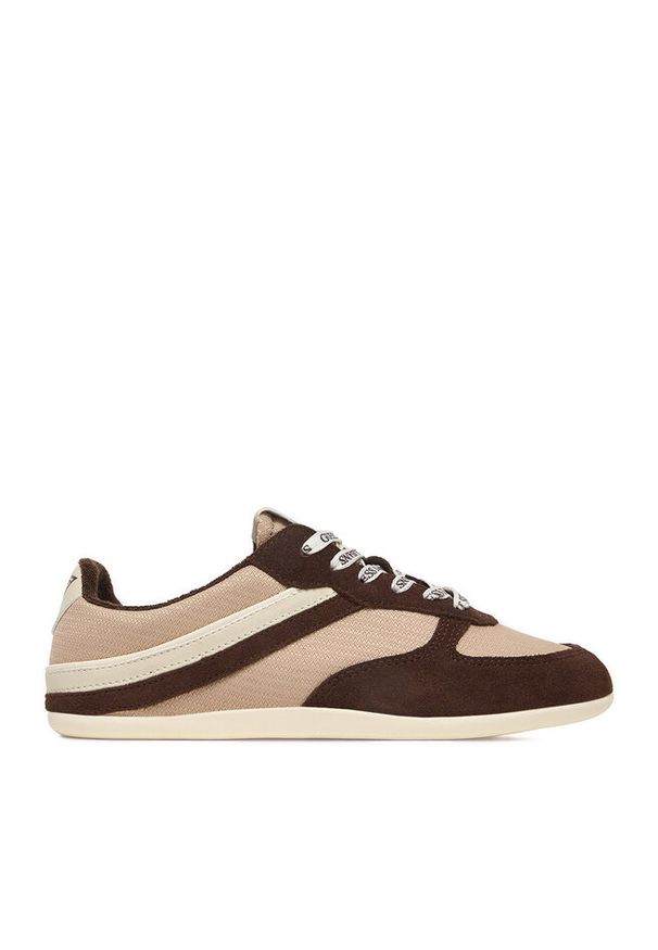 Sneakersy Guess Jeans. Kolor: brązowy