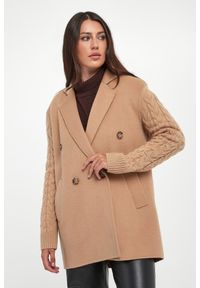 Ermanno Firenze - Płaszcz damski wełniany ERMANNO FIRENZE. Materiał: wełna #1