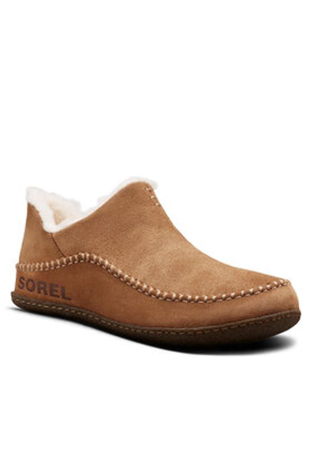 sorel - Sorel Kapcie Manawan™ II 1869751286 Brązowy. Kolor: brązowy. Materiał: skóra, zamsz