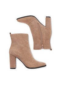 DeeZee Botki E-5133-6 Beżowy. Kolor: beżowy. Materiał: materiał #5